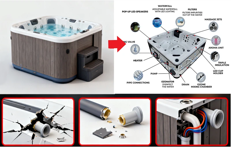 Hot Tub Internal Improper Handling Hot Tub Internal Improper Handling
