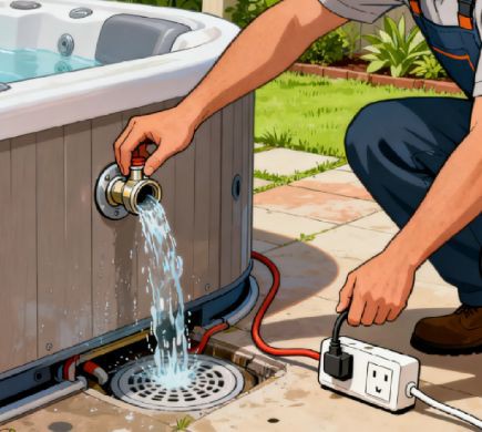 Drain and Disconnect Everything